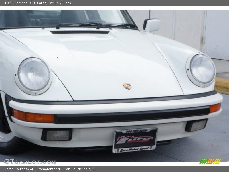 White / Black 1987 Porsche 911 Targa