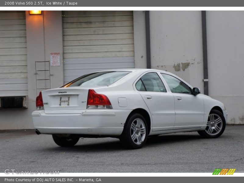 Ice White / Taupe 2008 Volvo S60 2.5T