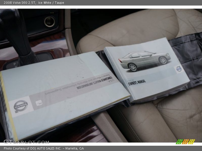Ice White / Taupe 2008 Volvo S60 2.5T