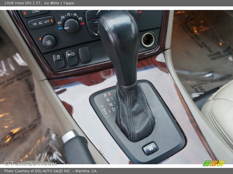 Ice White / Taupe 2008 Volvo S60 2.5T
