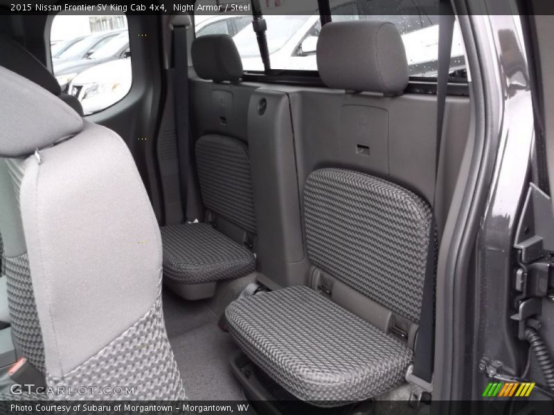Rear Seat of 2015 Frontier SV King Cab 4x4