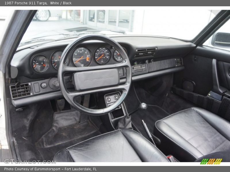  1987 911 Targa Black Interior