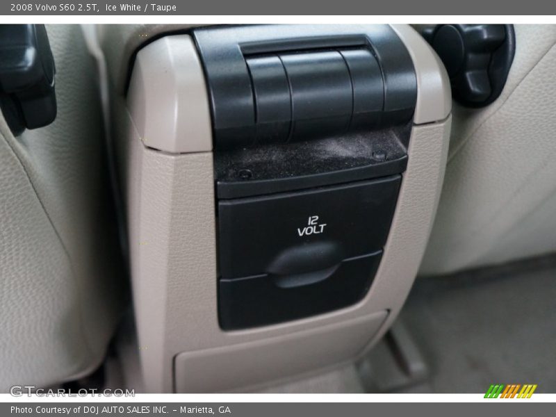 Ice White / Taupe 2008 Volvo S60 2.5T