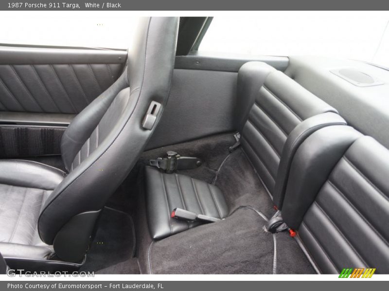 Rear Seat of 1987 911 Targa