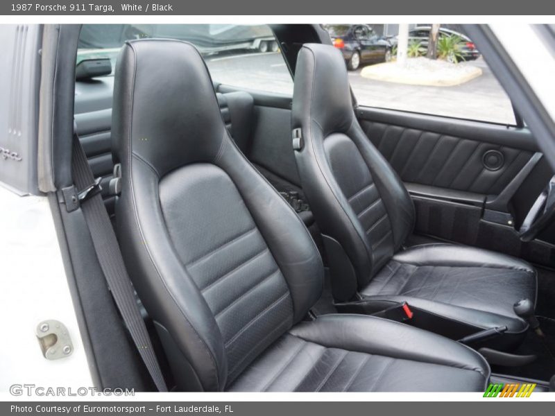 Front Seat of 1987 911 Targa