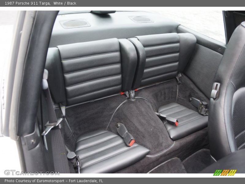 Rear Seat of 1987 911 Targa