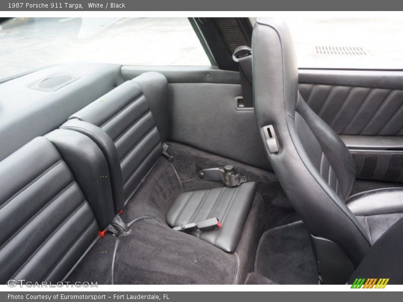 Rear Seat of 1987 911 Targa