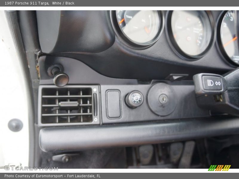 White / Black 1987 Porsche 911 Targa