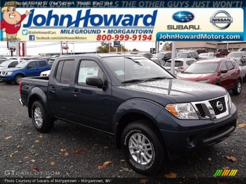 Metallic Blue / Steel 2015 Nissan Frontier SV Crew Cab 4x4