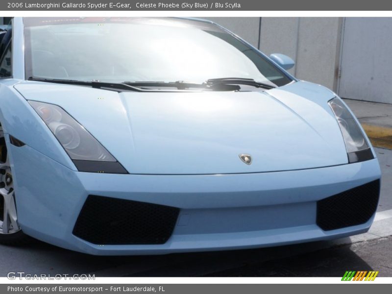 Celeste Phoebe (Sky Blue) / Blu Scylla 2006 Lamborghini Gallardo Spyder E-Gear