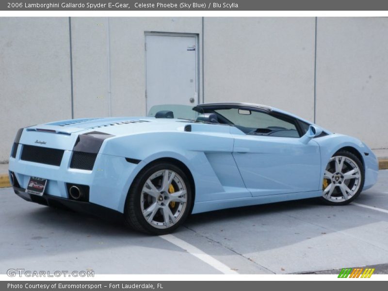 Celeste Phoebe (Sky Blue) / Blu Scylla 2006 Lamborghini Gallardo Spyder E-Gear