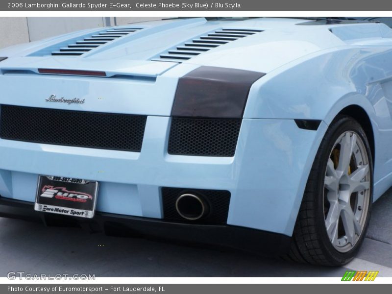 Celeste Phoebe (Sky Blue) / Blu Scylla 2006 Lamborghini Gallardo Spyder E-Gear