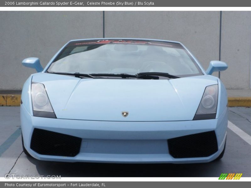 Celeste Phoebe (Sky Blue) / Blu Scylla 2006 Lamborghini Gallardo Spyder E-Gear