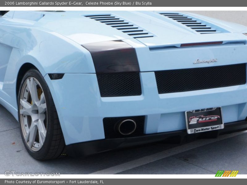 Celeste Phoebe (Sky Blue) / Blu Scylla 2006 Lamborghini Gallardo Spyder E-Gear