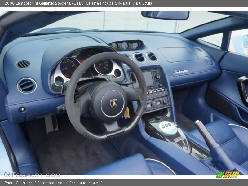  2006 Gallardo Spyder E-Gear Blu Scylla Interior