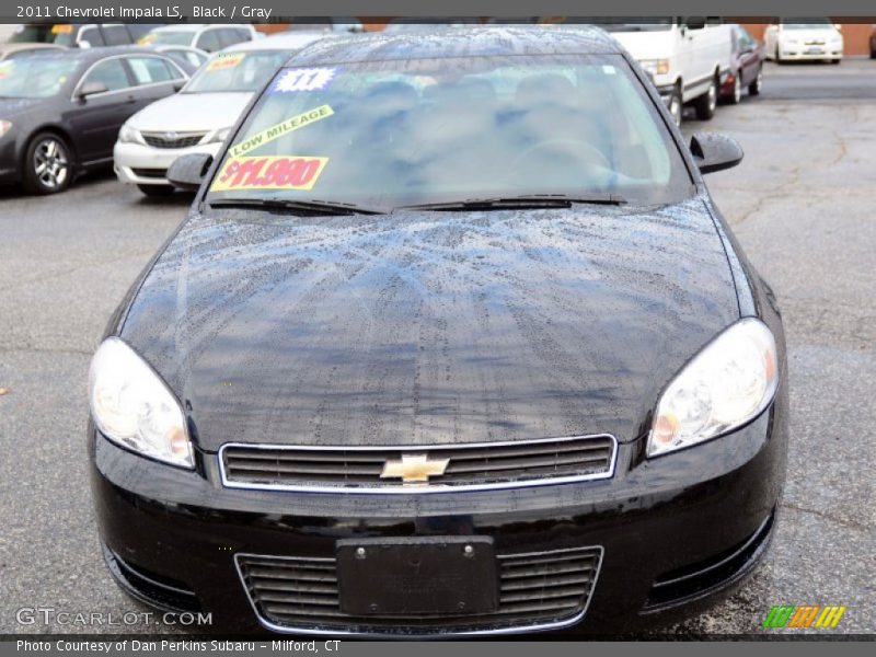 Black / Gray 2011 Chevrolet Impala LS