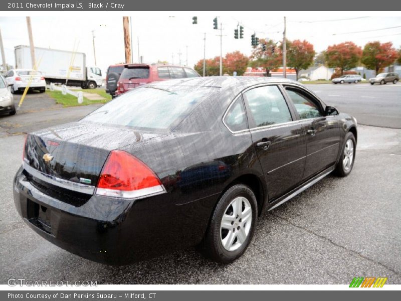 Black / Gray 2011 Chevrolet Impala LS
