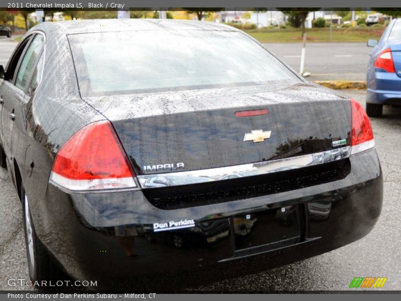 Black / Gray 2011 Chevrolet Impala LS