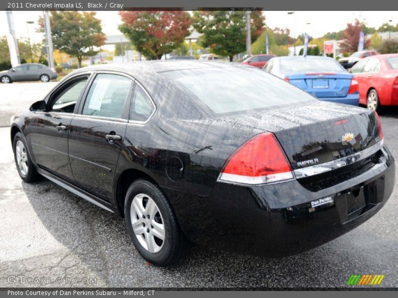 Black / Gray 2011 Chevrolet Impala LS