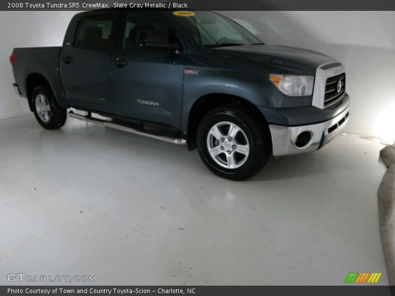 Slate Gray Metallic / Black 2008 Toyota Tundra SR5 CrewMax