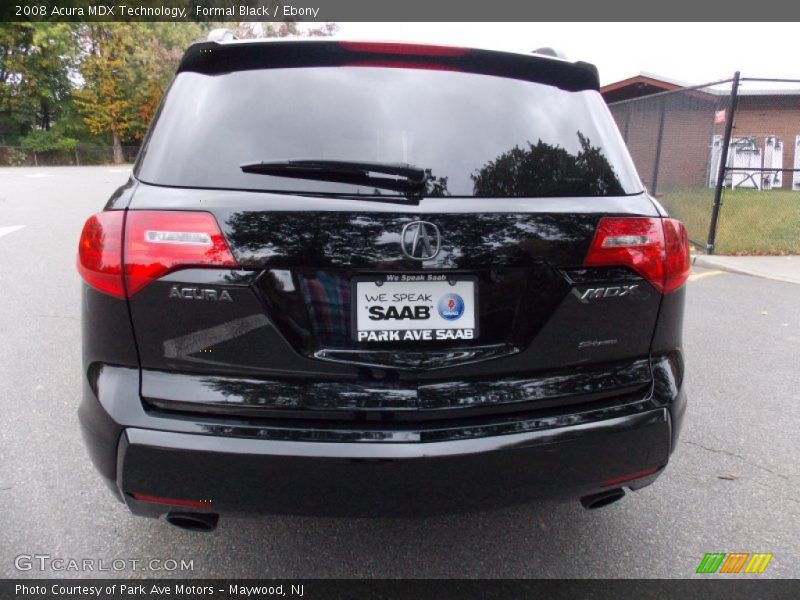 Formal Black / Ebony 2008 Acura MDX Technology
