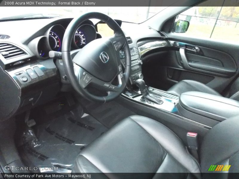  2008 MDX Technology Ebony Interior