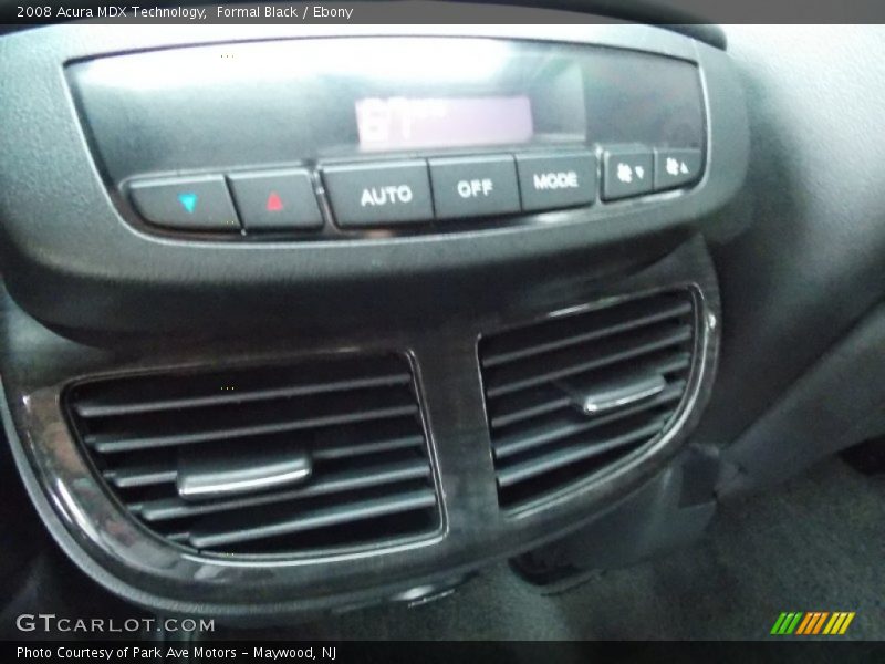 Formal Black / Ebony 2008 Acura MDX Technology