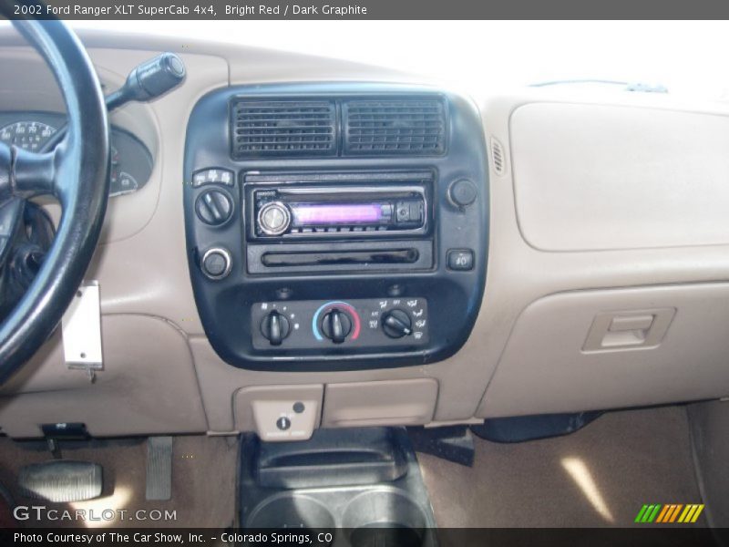 Bright Red / Dark Graphite 2002 Ford Ranger XLT SuperCab 4x4