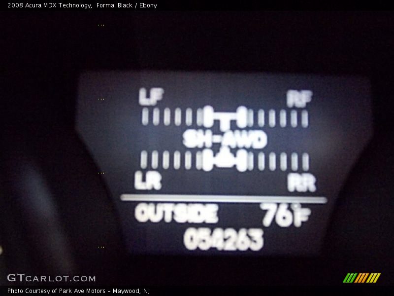 Formal Black / Ebony 2008 Acura MDX Technology