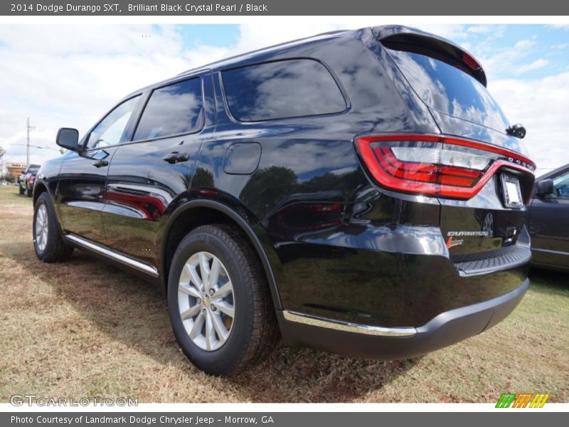 Brilliant Black Crystal Pearl / Black 2014 Dodge Durango SXT