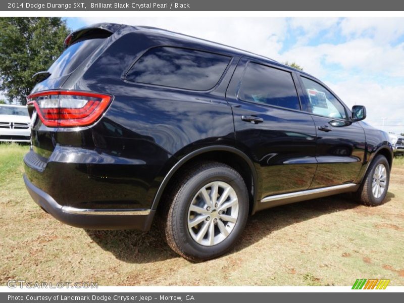 Brilliant Black Crystal Pearl / Black 2014 Dodge Durango SXT