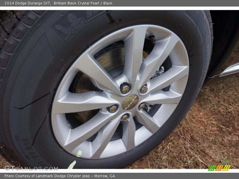 Brilliant Black Crystal Pearl / Black 2014 Dodge Durango SXT