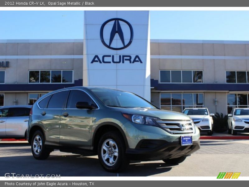 Opal Sage Metallic / Black 2012 Honda CR-V LX