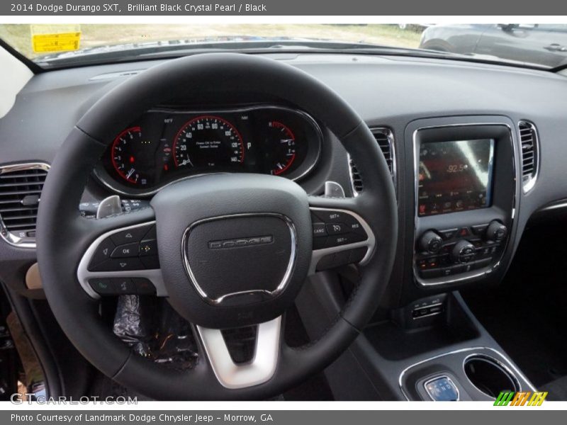 Brilliant Black Crystal Pearl / Black 2014 Dodge Durango SXT