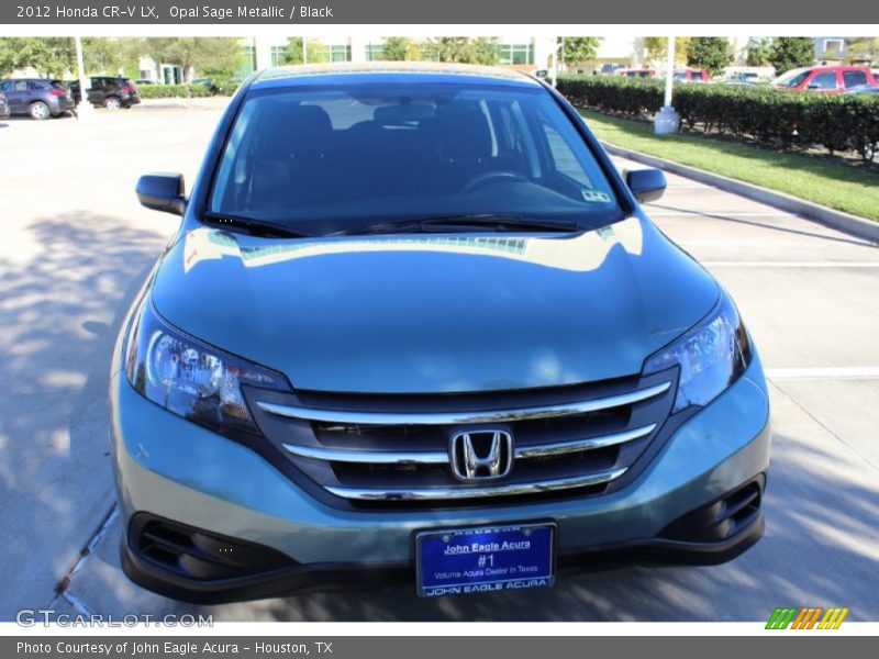 Opal Sage Metallic / Black 2012 Honda CR-V LX