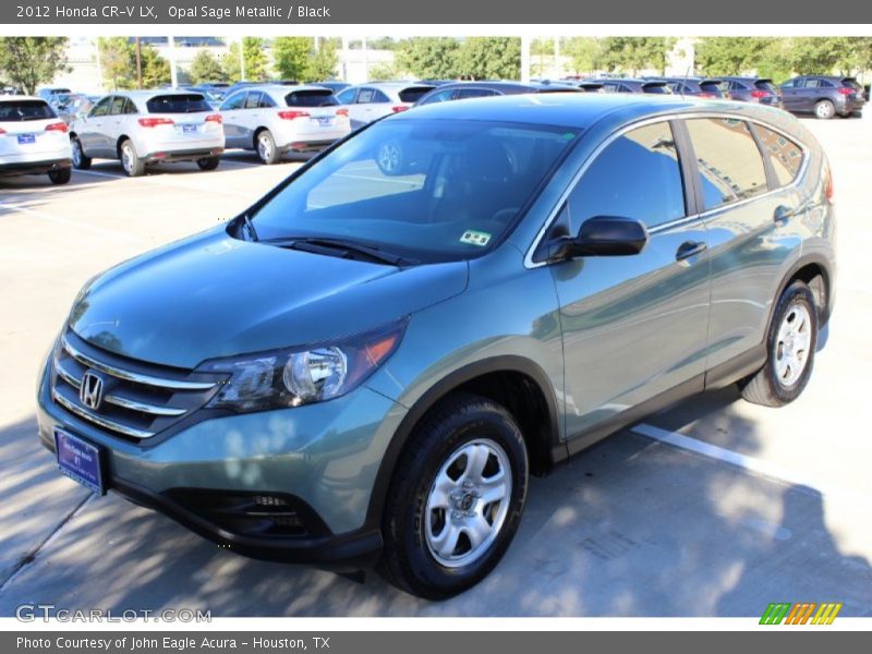 Opal Sage Metallic / Black 2012 Honda CR-V LX