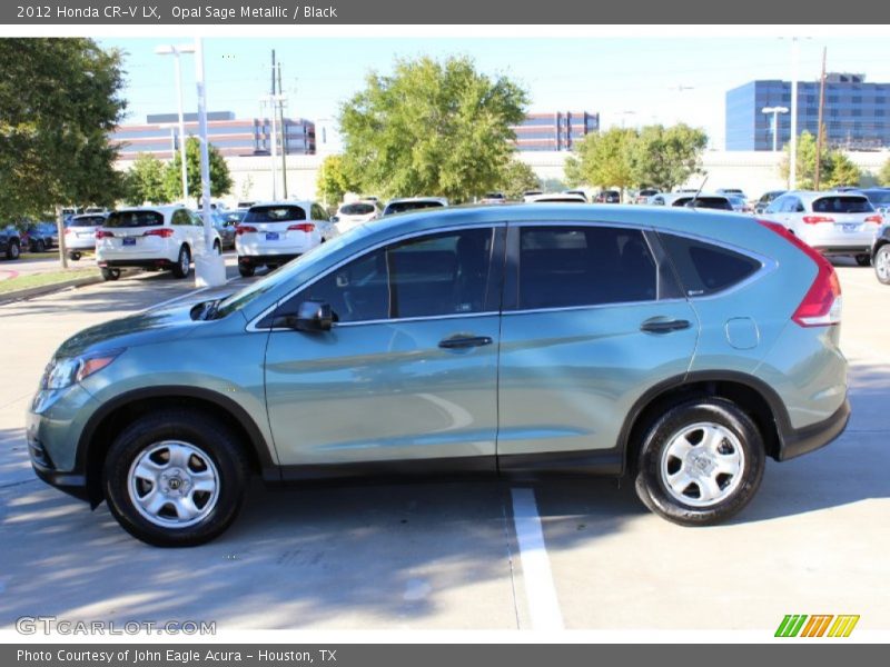 Opal Sage Metallic / Black 2012 Honda CR-V LX