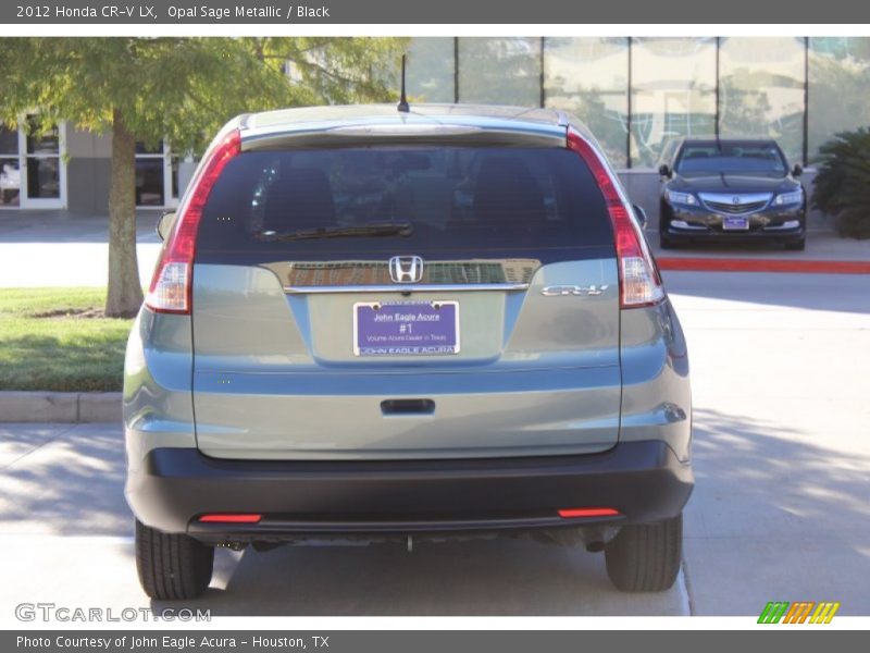 Opal Sage Metallic / Black 2012 Honda CR-V LX