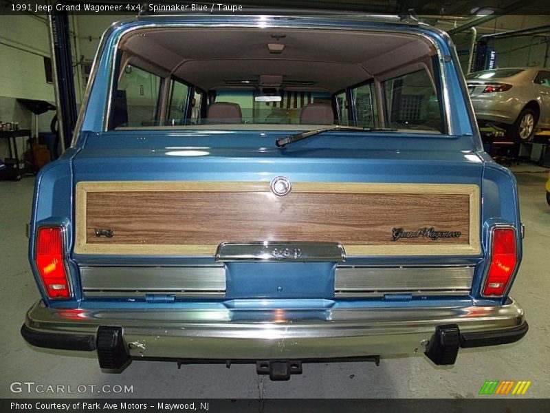 Spinnaker Blue / Taupe 1991 Jeep Grand Wagoneer 4x4