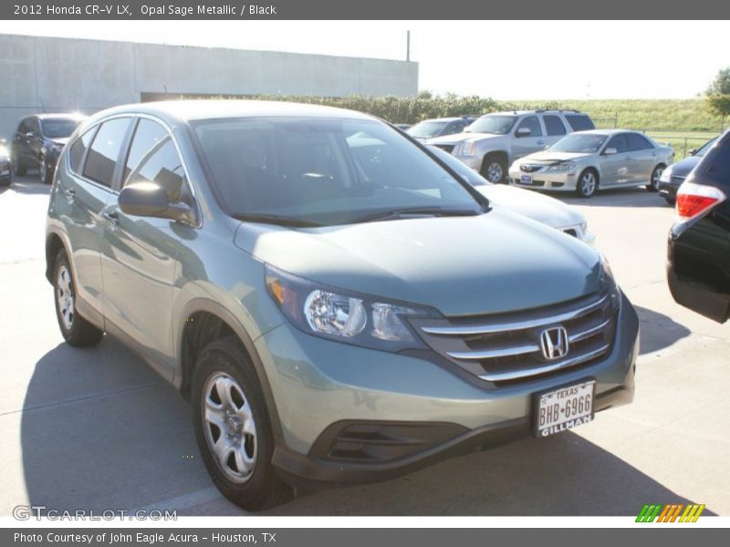 Opal Sage Metallic / Black 2012 Honda CR-V LX