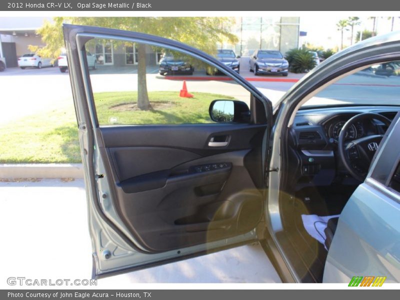 Opal Sage Metallic / Black 2012 Honda CR-V LX