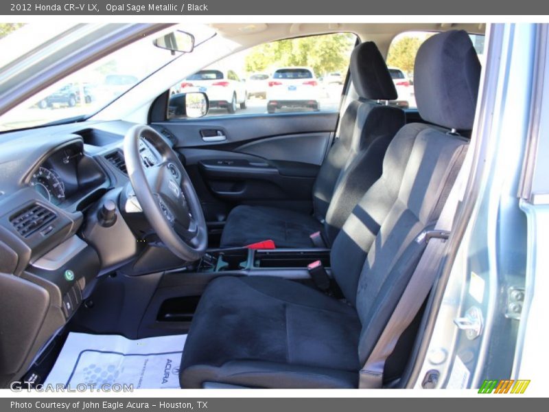Opal Sage Metallic / Black 2012 Honda CR-V LX