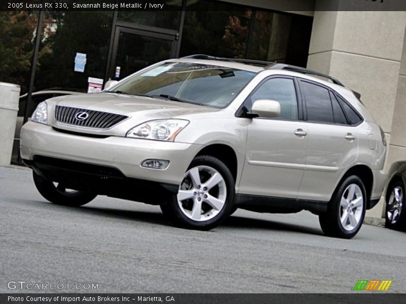 Savannah Beige Metallic / Ivory 2005 Lexus RX 330