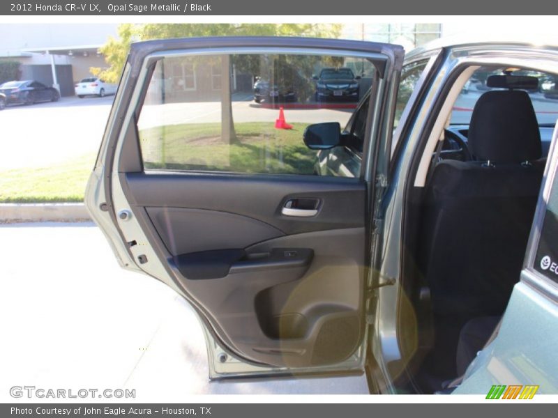 Opal Sage Metallic / Black 2012 Honda CR-V LX