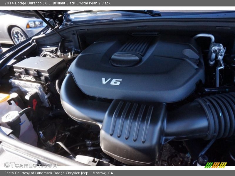 Brilliant Black Crystal Pearl / Black 2014 Dodge Durango SXT