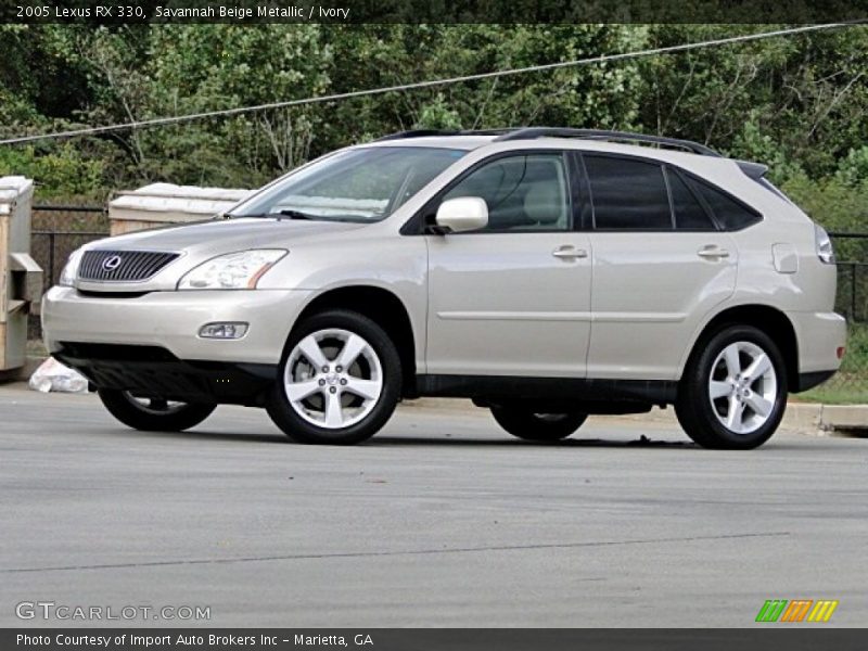Savannah Beige Metallic / Ivory 2005 Lexus RX 330