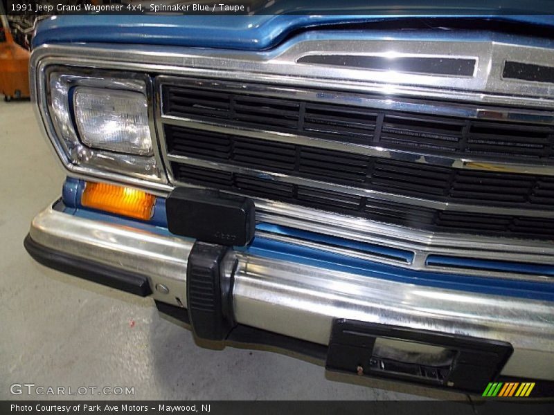 Spinnaker Blue / Taupe 1991 Jeep Grand Wagoneer 4x4