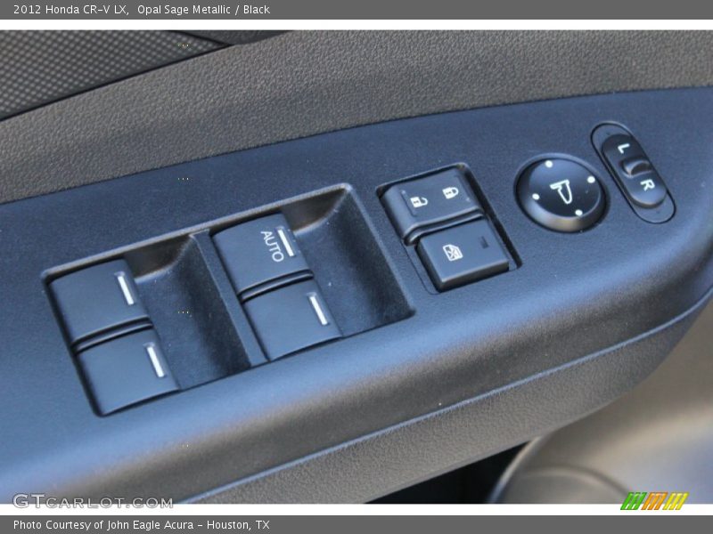 Opal Sage Metallic / Black 2012 Honda CR-V LX
