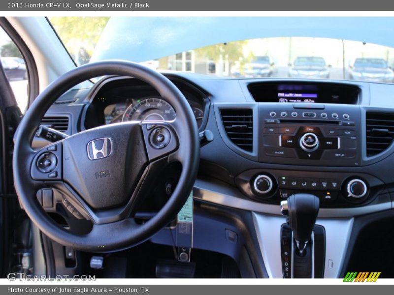 Opal Sage Metallic / Black 2012 Honda CR-V LX