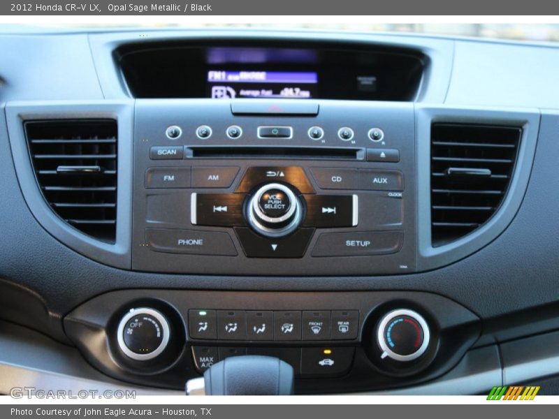 Opal Sage Metallic / Black 2012 Honda CR-V LX